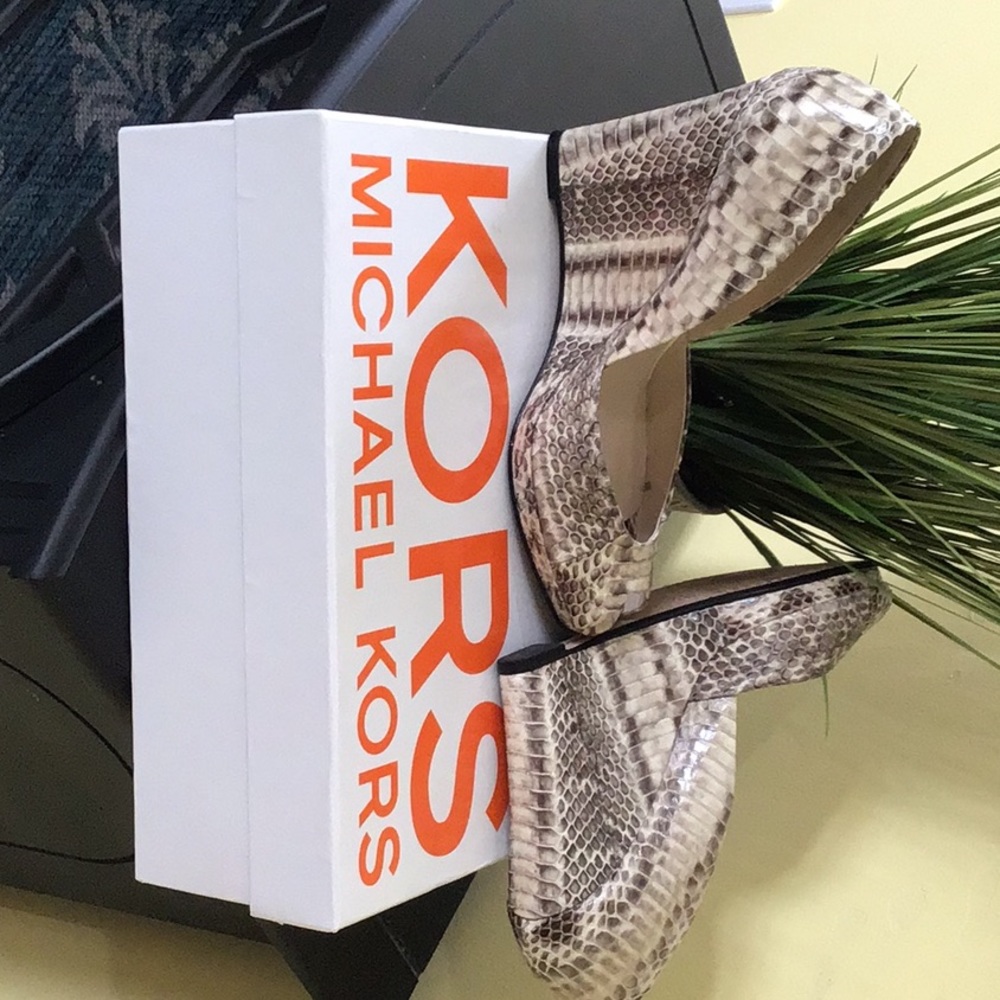 Michael Kota Snake Skin Wedge